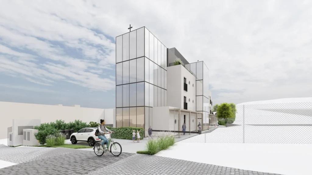 Nové rodinné centrum podle projektu od Architekti LOXIA a Davida Vávry 1 LOXIA NF Klicek vizualizace