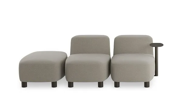 LD Seating uvádí modulární sezení Pod a Nido Bench: Sestavu složíte sami 10 Sestava pufů Pod v šedých odstínech