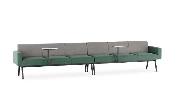 LD Seating uvádí modulární sezení Pod a Nido Bench: Sestavu složíte sami 26 Sestava Nido Bench v petrolejové a šedé kombinaci